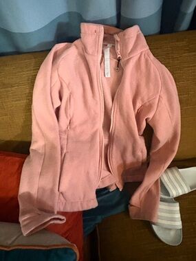 lululemon athletica Pink Fleece Zip Jacket